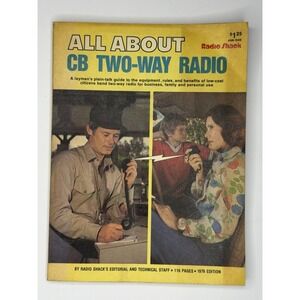 Radio Shack 68-1046 CB Two-Way Radio Handbook Vintage 1976 English